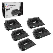 LD Compatible Replacements for HP 45A / Q5945A 5PK Black Toner Cartridges picture
