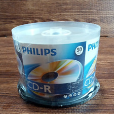 Philips 700MB 80-Minute 52x CD-Rs (50 Count Box Spindle New Sealed picture