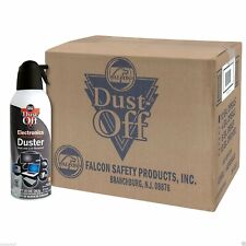 12 pk Compressed Air Computer TV Gas Cans Duster 10 oz Dust Off Keyboard Laptop picture