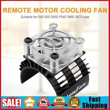 LED Brushless Motor Heatsink with Cooler Fan for 540 550 1/10 RC Car (Black) picture