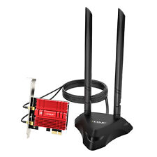 WiFi 6E AX210 PCI-e Network Adapter Desktop Wireless External Antenna 3000Mbps picture