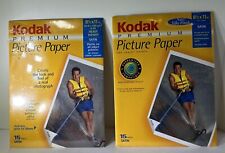2 Packs KODAK PREMIUM PICTURE PAPER FOR INKJET PRINTS - 8 1/2 X 11 - NEW IN BOX picture
