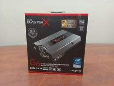 Creative SBX-G6 Sound BlasterX G6 Hi-Res USB Sound Card DAC PC PS4 Switch, c-x picture