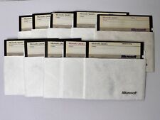Microsoft Quick C Version 2.0 by Microsoft for DOS Lot of 10 Floppy Discs picture