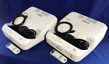 Lot of 2 Epson PowerLite 675W 3,200 Lumens Projectors w/ Remotes & HDMI *READ* picture