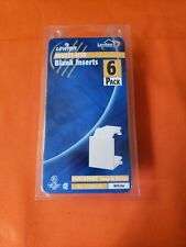  Leviton White Quickport Blank  Inserts picture