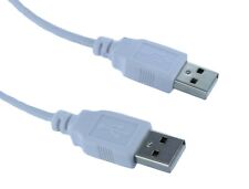 6Ft 6FEET USB2.0 Type A Male to Type A Male Cable Cord White Buy 2 Get 1 Free picture