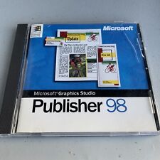 Microsoft Publisher 98 includes DVD & CD Key & Booklet in Plastic Case picture