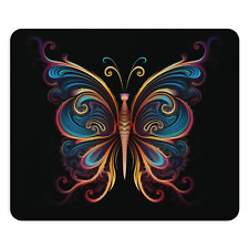 Beautiful Butterfly Mousepads Butterflies and Flowers Mouse Pad Women's PC Gift picture