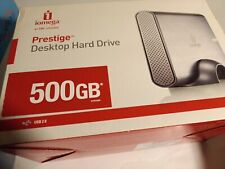 BRAND NEW IOMEGA Prestige Desktop External Hard Drive 500GB FACTORY SEALED picture