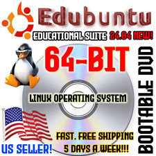 Edubuntu 24.04 LTS Support Linux Student Educational DVD or USB Live Boot Ubuntu picture