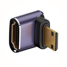 Mini HDMI Male to HDMI 2.1 Female UHD Extension Adapter Converter 8K 60hz picture