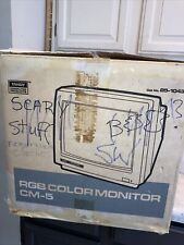 Rare 1987 Box Only For Tandy Computer Color Monitor RGB CM-5 Box Only No Monitor picture