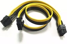 PCI-e 8 Pin Male to Dual 8 Pin (6+2) Male PCI Express Power Adapter Cable picture