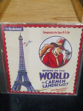 Broderbund Where In The World Is Carmen SanDiego CD Ages 9 & up picture