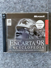 MICROSOFT ENCARTA 98 ENCYCLOPEDIA (2 CDs 1998) WINDOWS 95/NT - Factory Sealed picture
