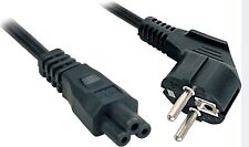 3 PACK 6 ft IEC320 C5 (Mickey Mouse) 3 PRONG to EU CEE 7/7 SCHUKO 2 PRONG POWER  picture