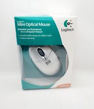 Vintage Logitech Mini Optical Mouse Corded 2002 New Open Box  picture