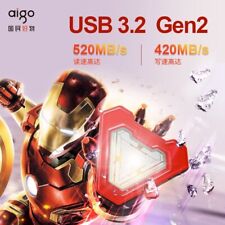 Marvel Iron Man Arc Reactor Storage Device Portable USB3.2GEN 128G USB Flash Cos picture