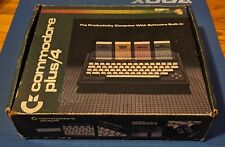 Vintage Boxed Commodore Plus/4 Computer & Cords, No Manual, Powers On, Clean picture
