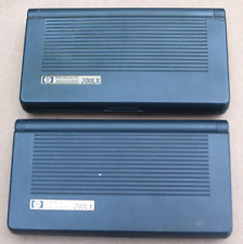 2 VINTAGE 1992 HEWLET-PACKARD HP 200LX PALMTOP PC COMPUTING *FOR PARTS REPAIR* picture