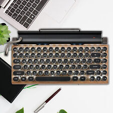 Retro Typewriter Keyboard Wireless Bluetooth Mechanical Keyboards 83 Keys CompCX picture