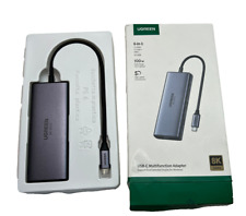 UGREEN  6 in 1 USB C Hub Dual HDMI 4K@60Hz Single 8K@30Hz 100W PD 5Gbps picture