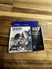 Genuine Epson Claria 202 Black Standard Capacity Ink Cartridge 2026 picture