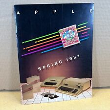 Almost 45 yrs old_ APPLE Computer SPRING CATALOG _ SPRING 1981 picture