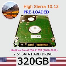MacBook Pro Hard Drive High Sierra 10.13 320GB HD 2.5 2010 2011 2012 A1278 A1286 picture