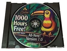 Vintage AOL America Online 7.0 CD Disk Trial Software 2001 1000 Hours picture