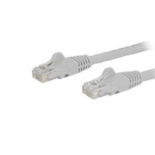 StarTech.com 8ft CAT6 Ethernet Cable - White CAT 6 Gigabit Ethernet Wire -650MHz picture
