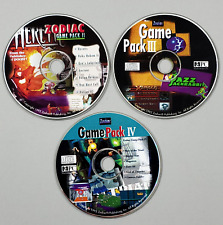 Vintage 1990s Zodiac Game Pack Vol II III IV Windows PC CD-ROM 3 Discs picture