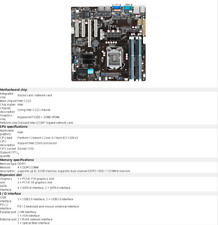 FOR ASUS P9D-MV C222 Chip MATX Single-Channel Server  Motherboard Test ok picture