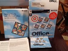 Rare Old Tech Microsoft Office Professional Designed for Windows 95 used open bo picture