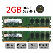 For Hynix 4GB 2x 2GB 1GB DDR2 PC2-4200U 533MHz 2Rx8 240Pin PC Desktop Memory LOT picture