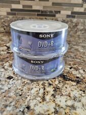 Sony DVD+R Double Layer 8.5 GB Black Recordable 2/25 Packs New Sealed picture