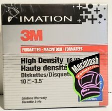 3M 10 Pack Macintosh Formatted High Density HD 3.5