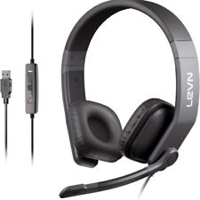 Wired Headset USB Headset with Microphone for PC Noise Cancelling picture