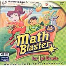 Math Blaster For 1st Grade PC MAC CD learn addition subtraction home school game picture