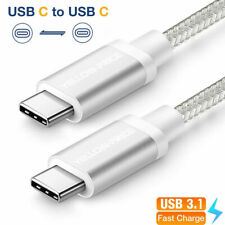 Short/Long USB Type-C to USB-C 3.1 Charging Cable Fr MacBook iPad Super speed 3A picture