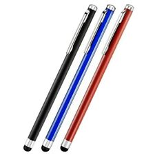 Insignia- Stylus Pen [3 Pack] Universal Capacitive Touch Screen - Black/Red/Blue picture