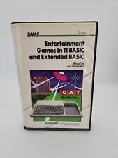 Vintage TI-99/4A SAMS ENTERTAINMENT GAMES IN BASIC & EXTENDED BASIC, TAPE picture
