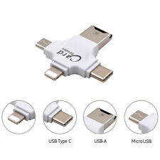 All in 1 TF Card Reader for iPad iPhone 13 12 11 X Macbook Type C Android OTG picture