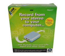 Xitel Inport Audio Recording Kit Import Tapes LP's CD's to Computer USED ONCE picture