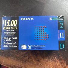 Sony IBM Formatted 2HD Micro Floppy Disk Double Sided 3.5 Diskettes (Box Of 30) picture