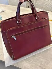 Franklin Covey Classic Briefcase Handle Bag Burgundy picture