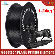 Geeetech PLA 3D Printer Filament 1.75mm 1KG/Roll Black High Toughness 1-24KG lot picture