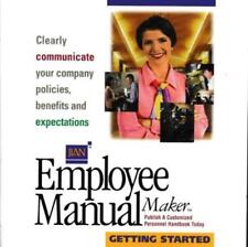 Employee Manual Maker 4.0 PC MAC CD publish personnel handbook, company policy picture