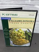 Williams Sonoma PC COMPUTER SOFTWARE Broderbund guide to Good Cooking CD-ROM picture